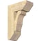 Ekena Millwork Balboa Slat Rough Sawn Bracket w/ Offset Brace, Douglas Fir, 8"W x 18"D x 26"H BKT0806X18X26BOA06RDF - alternate 1